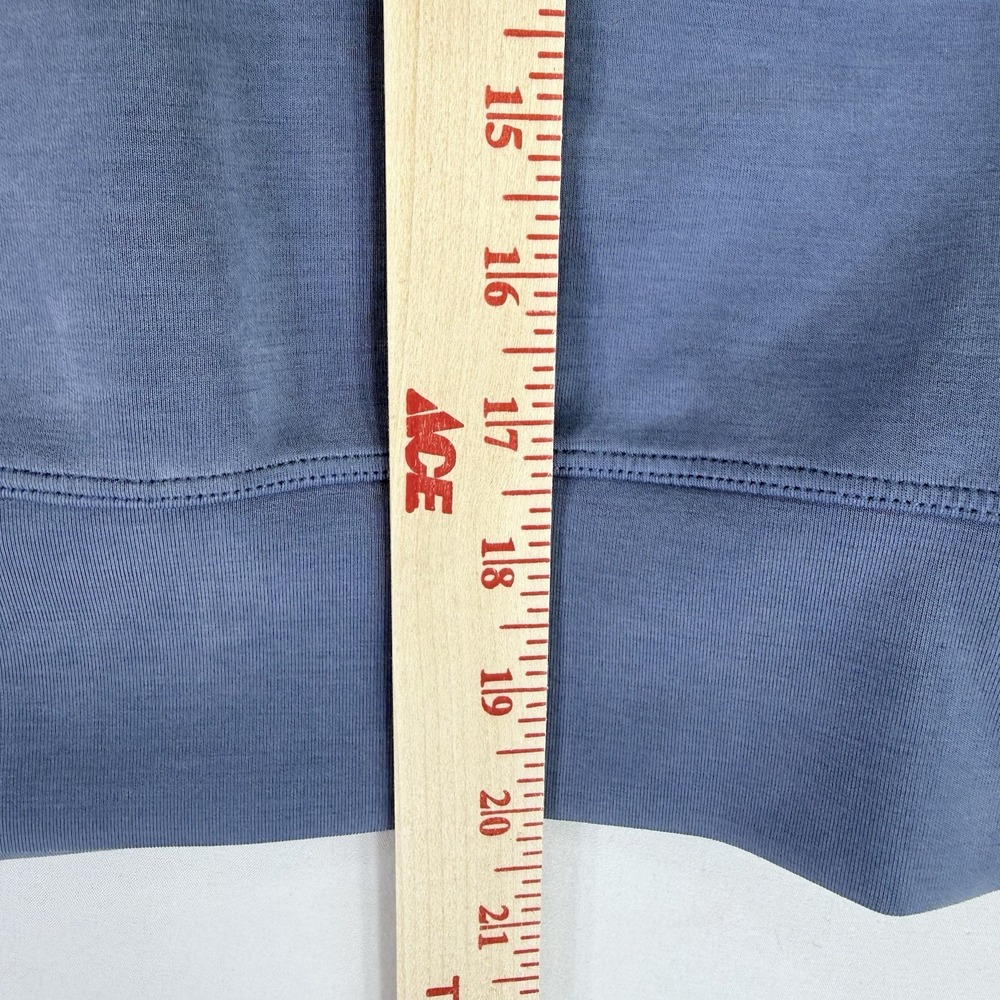 Lululemon Softstreme Perfectly Oversized Cropped Crew Pitch Blue Size 4 Perfect - Picture 11 of 13
